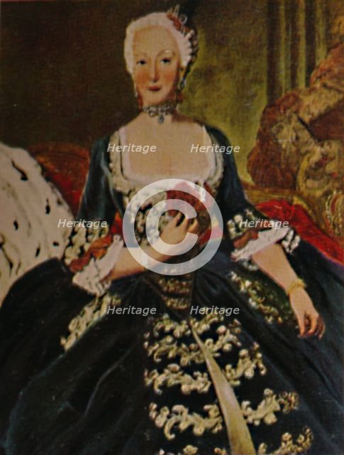 'Die Gemahlin Friedrichs des Großen 1715-1797. - Gemälde von Pesne', 1934. Creator: Unknown.