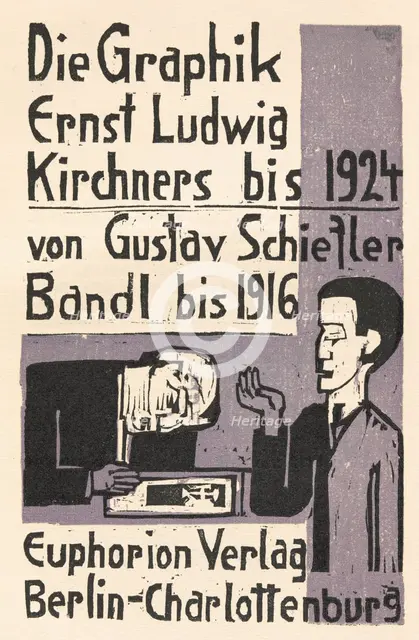 Die Graphik Ernst Ludwig Kirchners bis 1924 von Gustav Schiefler Band I bis 1916..., 1926. Creator: Ernst Kirchner.