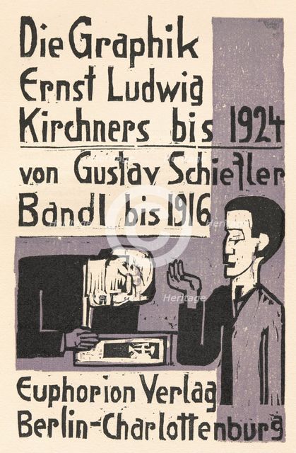 Die Graphik Ernst Ludwig Kirchners bis 1924 von Gustav Schiefler Band I bis 1916..., 1926. Creator: Ernst Kirchner.