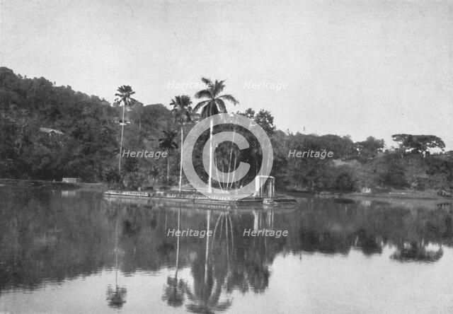 'Die Insel im See von Kandy', 1926. Artist: Unknown.