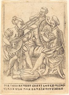 Die Instrvment gantz lvstig Kling vorab wen man darein tvt singen, c. 1580. Creator: Unknown