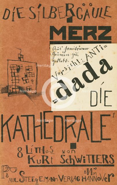 Die Kathedrale (Die Silbergäule, vol. 41/42), 1920. Creator: Schwitters, Kurt (1887-1948).