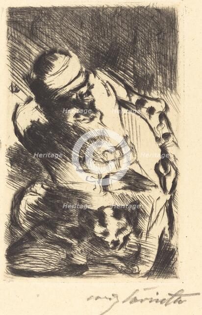 Die Katze des Propheten (The Cat of the Prophet), 1919. Creator: Lovis Corinth.