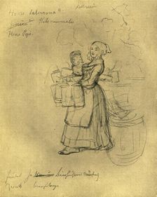 Die Kellnerin mid-late 19th century, (c1924). Creator: Carl Spitzweg