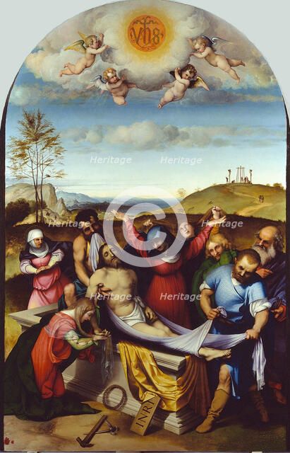 Die Kreuzabnahme, 1512. Creator: Lotto, Lorenzo (1480-1556).