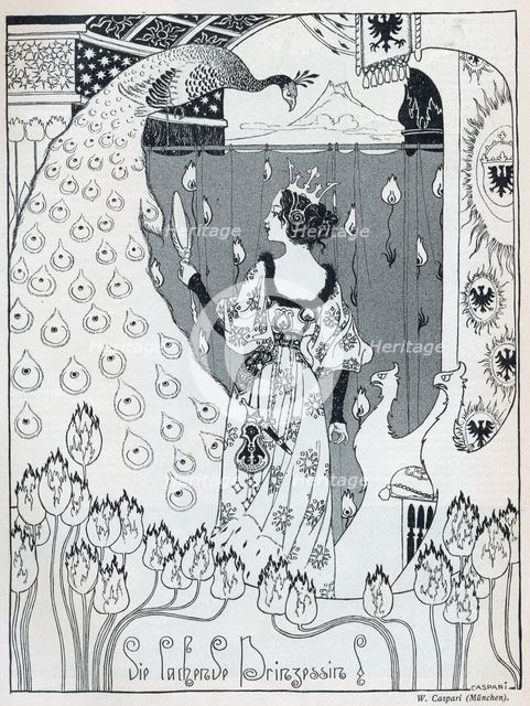 'Die Lachende Prinzessin' ('The Laughing Princess'), 1898. Creator: Walther Caspari.
