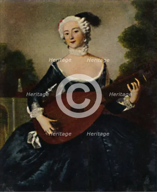 'Die Lieblingsschwester Friedr. D. Gr. 1709-1758. - Gemälde von Pesne', 1934. Creator: Unknown.