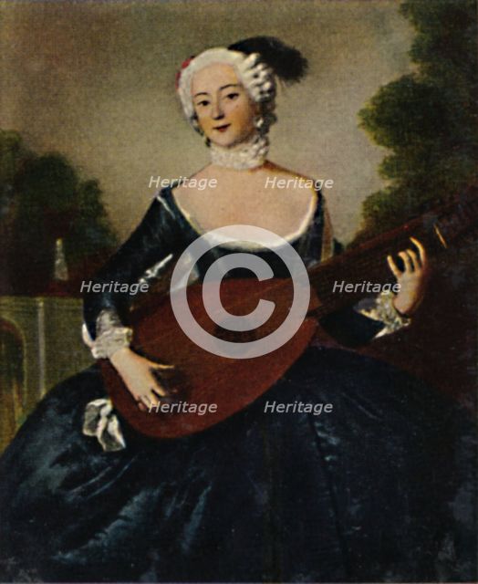 'Die Lieblingsschwester Friedr. D. Gr. 1709-1758. - Gemälde von Pesne', 1934. Creator: Unknown.