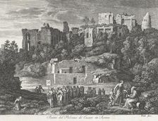 Die Römischen Ansichten (Views of Rome)/ Ruine del Palazzo de'Cesari in Roma, 1810. Creator: Joseph Anton Koch