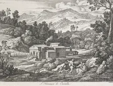 Die Römischen Ansichten (Views of Rome) / S. Francesco di Civitella, 1810. Creator: Joseph Anton Koch
