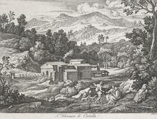 Die Römischen Ansichten (Views of Rome) / S. Francesco di Civitella, 1810. Creator: Joseph Anton Koch
