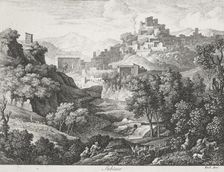 Die Römischen Ansichten (Views of Rome)/ Subiaco, 1810. Creator: Joseph Anton Koch