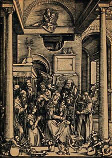 Die Verehrung der Maria ('The Veneration of Mary'), 1504. Creator: Albrecht Durer