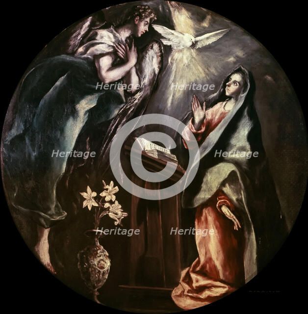 Die Verkündigung, ca 1603. Creator: El Greco, Dominico (1541-1614).
