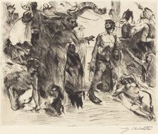 Die Versuchung des heiligen Antonius (The Temptation of Saint Anthony), 1919. Creator: Lovis Corinth