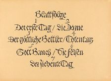 Die Wandlungen Gottes, 1920/1921. Creator: Ernst Barlach