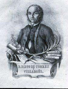 Diego de Torres Villarroel (1693-1770), writer Spaniards, 18th century engraving