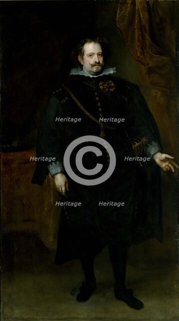 Diego Felipe de Guzmán, Marquis of Leganés, ca 1634. Artist: Dyck, Sir Anthonis, van (1599-1641)