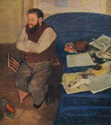 Diego Martelli 1879. Artist: Edgar Degas