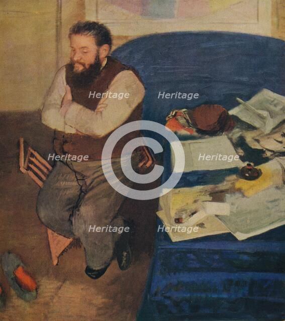 'Diego Martelli', 1879. Artist: Edgar Degas.