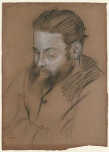 Diego Martelli, 1879. Creator: Edgar Degas (French, 1834-1917)