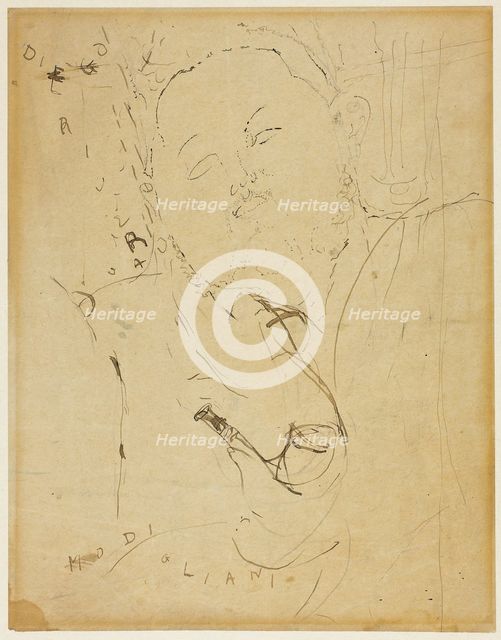 Diego Rivera, 1915. Creator: Amadeo Modigliani.