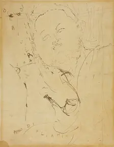 Diego Rivera , 1915. Creator: Modigliani, Amedeo (1884-1920)