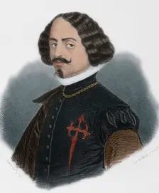Diego Velázquez, (Diego Rodríguez de Silva y Velázquez), (1599-1660), Spanish Baroque painter, 1867. Creator: Eusebio de Letre