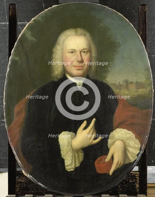 Diederik van Bleyswijk (1711-63), Baron of Eethen and Meeuwen, Lord of Babiloniënbroek..., 1761. Creator: Conrad Kuster.