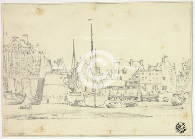 Dieppe, c. 1850. Creator: Edward William Cooke.