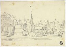 Dieppe, c. 1850. Creator: Edward William Cooke