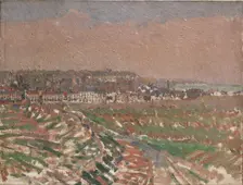 Dieppe from the West, 1910-1911. Artist: Harold Gilman