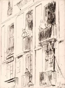 Dieppe, Rue de la Halle au Blé, 1893. Creator: Walter Richard Sickert