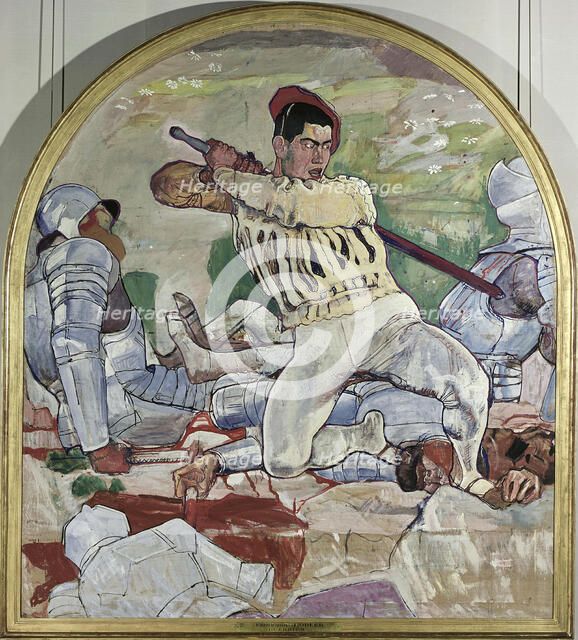 Dietegen Covering the Retreat (The Retreat from Marignano) , 1906-1907.