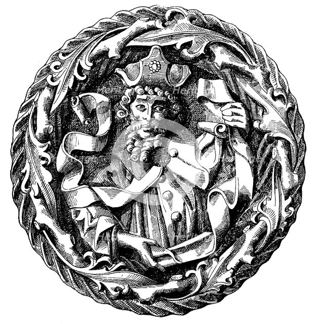 Dietrich Kagelwit (ca 1300-1367), Archbishop of Magdeburg (Illustration from the History of Prussia)