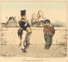 Dieu ai-je aimé cet être la, 1831. Creator: Honore Daumier