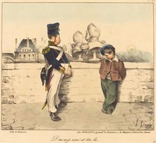 Dieu ai-je aimé cet être la, 1831. Creator: Honore Daumier