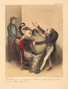 Dieu de Dieu! mais c'est un pppolisson..., 1836. Creator: Honore Daumier