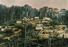 Dieu-Merci. Cantonnement Des Chercheurs D'Or (Dieu Merci, Gold Mine), 1900. Creator: Unknown