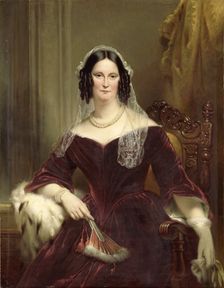Dieuwke Fontein (1800-79), Second Wife (Married 1834) of Adriaan van der Hoop, 1844. Creator: Jan Adam Kruseman