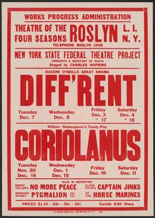 Diff'rent 1, Roslyn, NY, 1937. Creator: Unknown