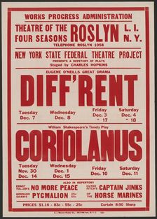 Diff'rent 2, Roslyn, NY, 1937. Creator: Unknown