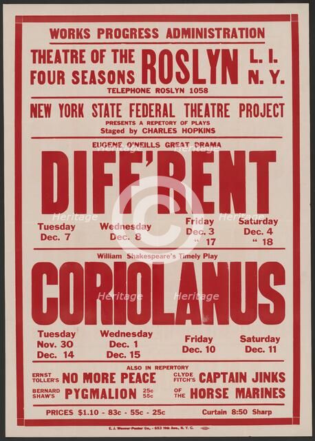Diff'rent 2, Roslyn, NY, 1937. Creator: Unknown.