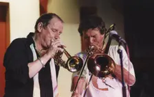 Digby Fairweather and Colin Burnap, NJA Benefit, 100 Club Oxford Street, London, 2008. Creator: Brian Foskett