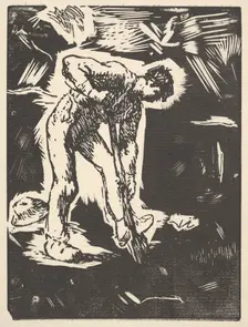 Digger, 1863. Creator: Jean Francois Millet