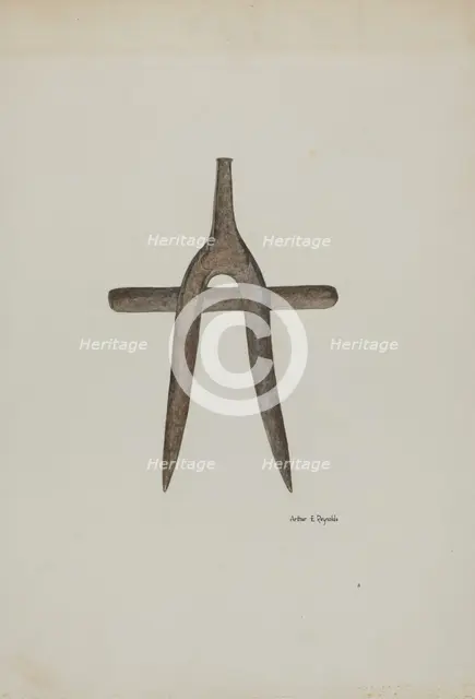 Digging Tool, c. 1939. Creator: Arthur P. Reynolds.