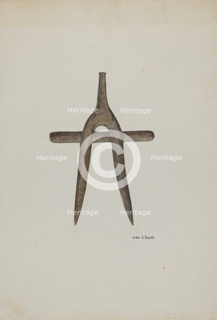 Digging Tool, c. 1939. Creator: Arthur P. Reynolds.