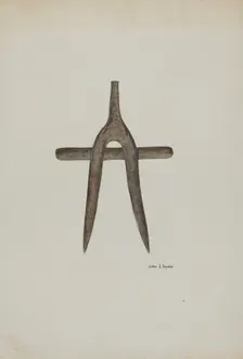 Digging Tool, c. 1939. Creator: Arthur P. Reynolds