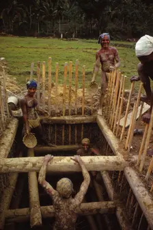 Digging for Precious Stones in Gem Pits, Pelmadulla, Sri Lanka, 20th century. Artist: CM Dixon