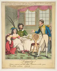 Dignity! - "Grace was in all her Steps. Heaven in her eyes, In all her actions di..., June 21, 1821. Creator: Theodore Lane